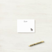 Post-it® Notes Post-it de mignon Racoon (Sur un bureau)