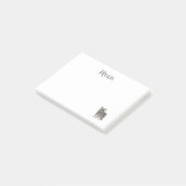 Post-it® Notes Post-it de mignon Racoon (Incliné)