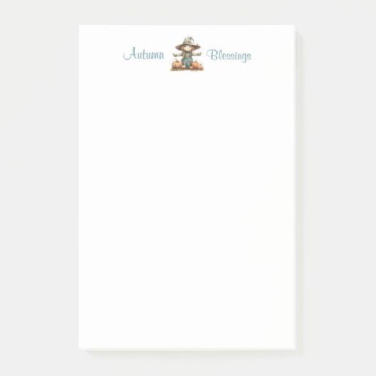 Post-it® Notes post-it de patchs citrouille 4 x 6 (Devant)