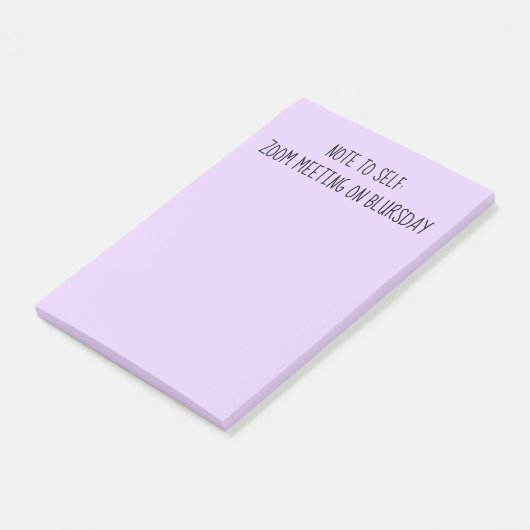 Post-it® Notes post-it de quarantaine amusantes "Note à soi (Incliné)