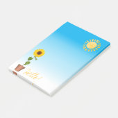 Post-it® Notes post-it de tournesol (Incliné)