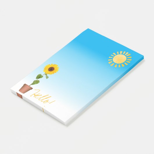 Post-it® Notes post-it de tournesol (Incliné)