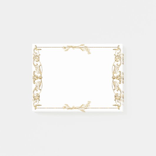 Post-it® Notes post-it de trame or Ornate (Devant)