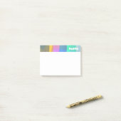 Post-it® Notes post-it des calques peints (Sur un bureau)