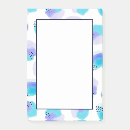 Post-it® Notes post-it des contours d'aquarelle (Devant)