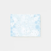 Post-it® Notes post-it des flocons de neige (Devant)