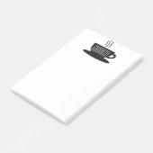 Post-it® Notes post-it du CAFÉ MONOGRAM (Incliné)
