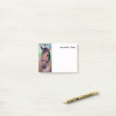 Post-it® Notes post-it du cheval (Sur un bureau)