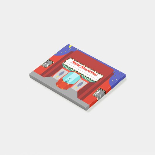 Post-it® Notes post-it du cinéma rétro (Incliné)