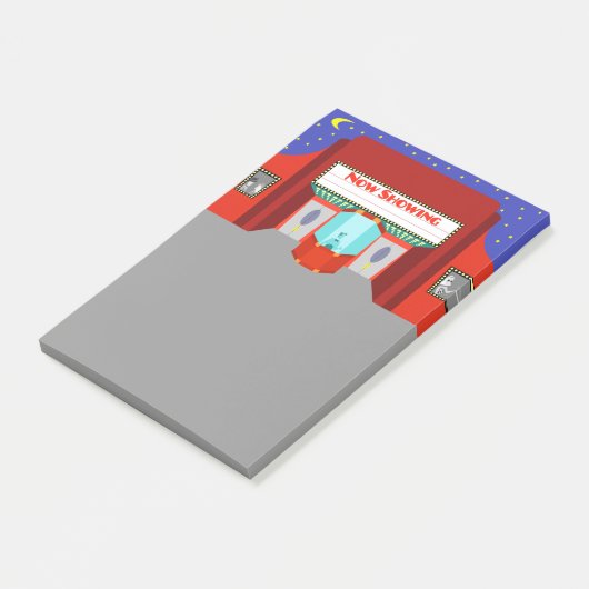 Post-it® Notes post-it du cinéma rétro (Incliné)