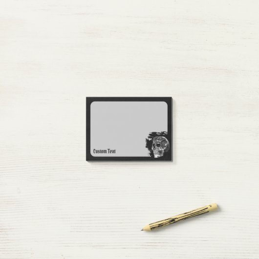 Post-it® Notes post-it du crâne (Sur un bureau)