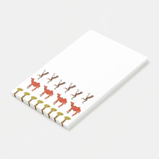 Post-it® Notes post-it du dessin Jungle Jingle (Incliné)