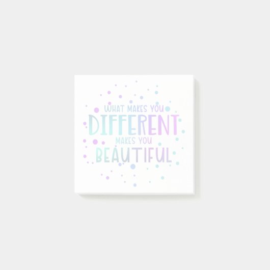 Post-it® Notes post-it du mantra d'amour personnel (Devant)