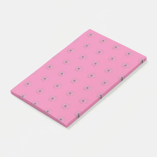 Post-it® Notes post-it du Motif de fleurs (Incliné)
