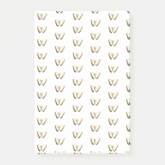 Post-it® Notes post-it du Motif papillon (Devant)