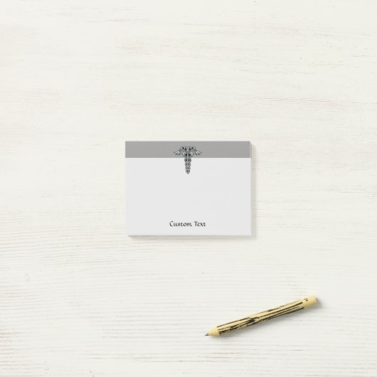 Post-it® Notes post-it du noeud celtique Caduceus (Sur un bureau)