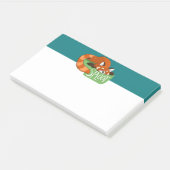 Post-it® Notes post-it du Panda rouge endormi (Incliné)