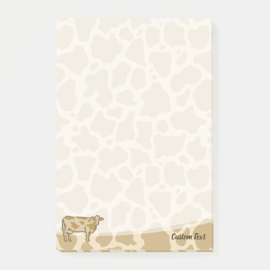 Post-it® Notes post-it du profil de vache (Devant)