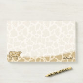 Post-it® Notes post-it du profil de vache (Sur un bureau)