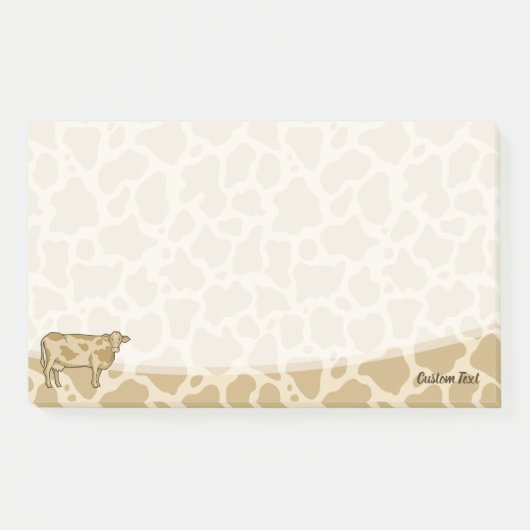Post-it® Notes post-it du profil de vache (Devant)