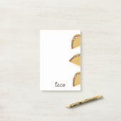 Post-it® Notes post-it du restaurant mexicain Taco (Sur un bureau)