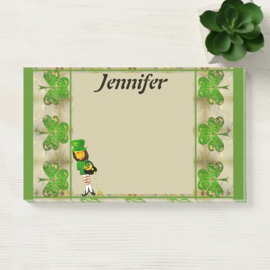 Post-it® Notes post-it du shamrock Leprechaun (Bureau)