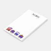 Post-it® Notes post-it du train de jouets (Incliné)