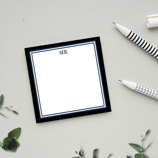 Post-it® Notes post-it en bleu noir