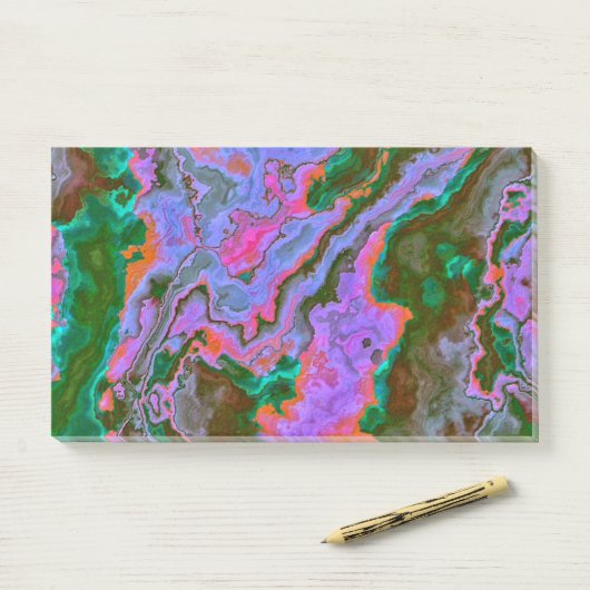 Post-it® Notes post-it en marbre aigre (Sur un bureau)