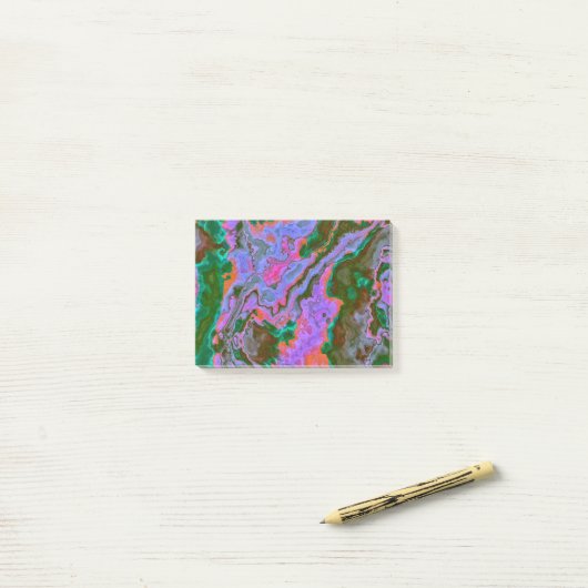 Post-it® Notes post-it en marbre aigre (Sur un bureau)