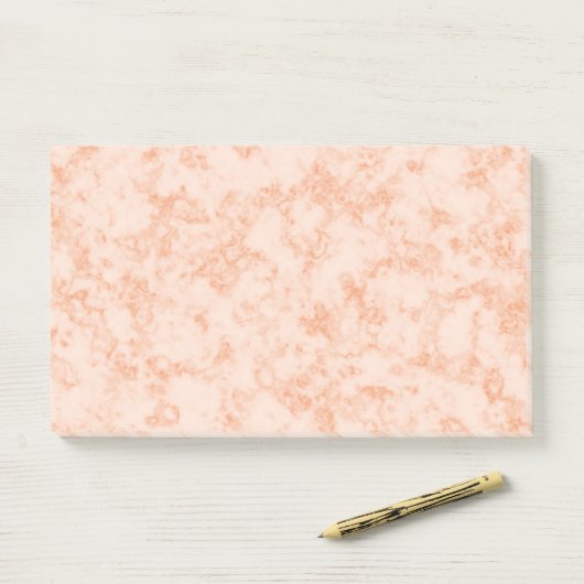 Post-it® Notes post-it en marbre orange (Sur un bureau)