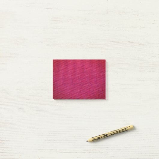 Post-it® Notes post-it en rose texturé (Sur un bureau)