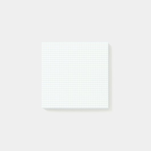 Post-it® Notes post-it En vichy bleu/vert (Devant)