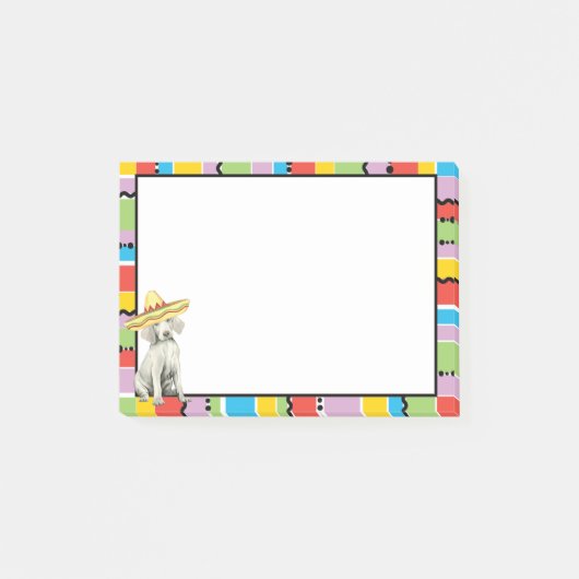 Post-it® Notes post-it Fiesta Weimaraner (Devant)