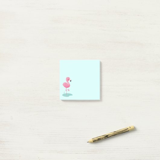 Post-it® Notes post-it Flamant rose (Sur un bureau)