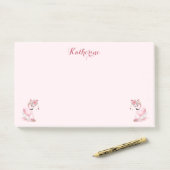 Post-it® Notes Post-IT Flamant rose (Sur un bureau)