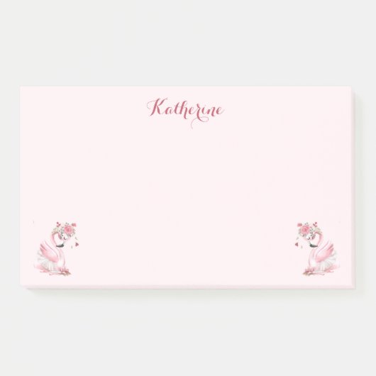 Post-it® Notes Post-IT Flamant rose (Devant)