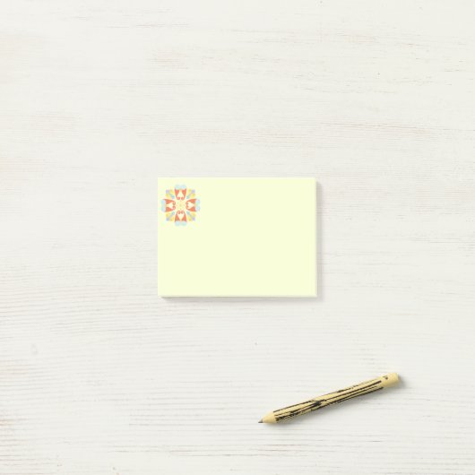 Post-it® Notes post-it florales (Sur un bureau)