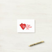 Post-it® Notes post-it Heureuse Sainte-Valentin (Sur un bureau)