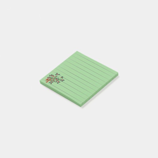 Post-it® Notes post-it Holly Branch (Incliné)