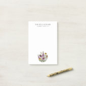 Post-it® Notes Post‑it Jardin de pollinisateurs botaniques (Sur un bureau)