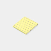 Post-it® Notes post-it Jaune Motif de fleurs (Incliné)