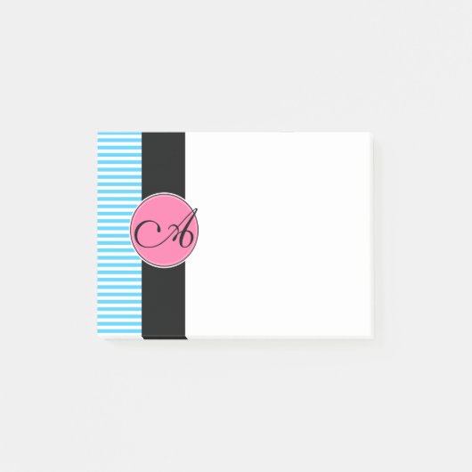 Post-it® Notes Post-It, Monogramme personnalisé (Devant)