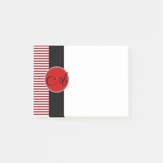 Post-it® Notes Post-It, monogramme personnalisé (Devant)