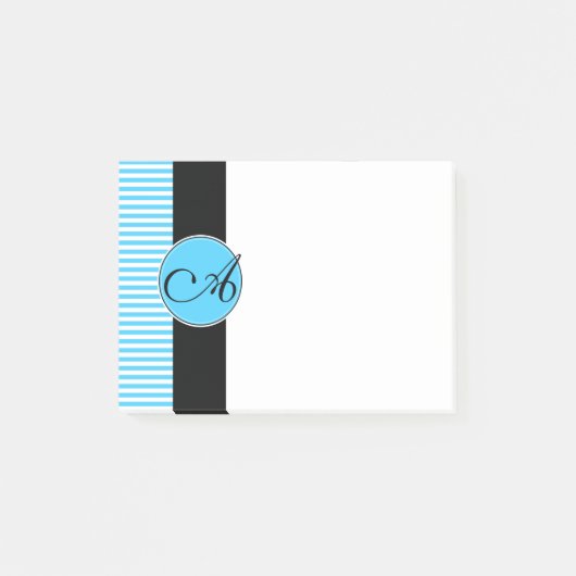 Post-it® Notes post-it, monogramme personnalisé (Devant)