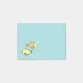 Post-it® Notes Post-it Motif poisson bleu (Devant)