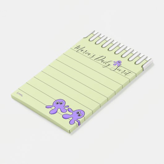 Post-it® Notes post-it Octopus violet (Incliné)