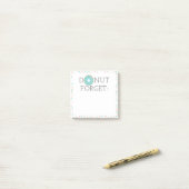Post-it® Notes post-it oubliées de Donut moderne (Sur un bureau)