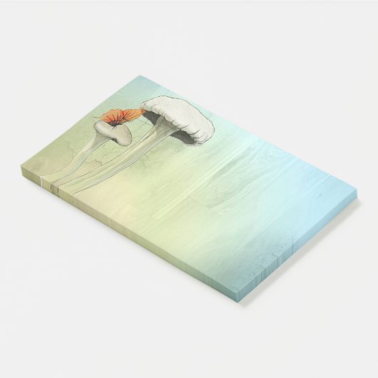 Post-it® Notes post-it "Papillons-champignons" (Incliné)