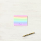 Post-it® Notes post-it Pastel Ombre Rainbow Post-It (Sur un bureau)